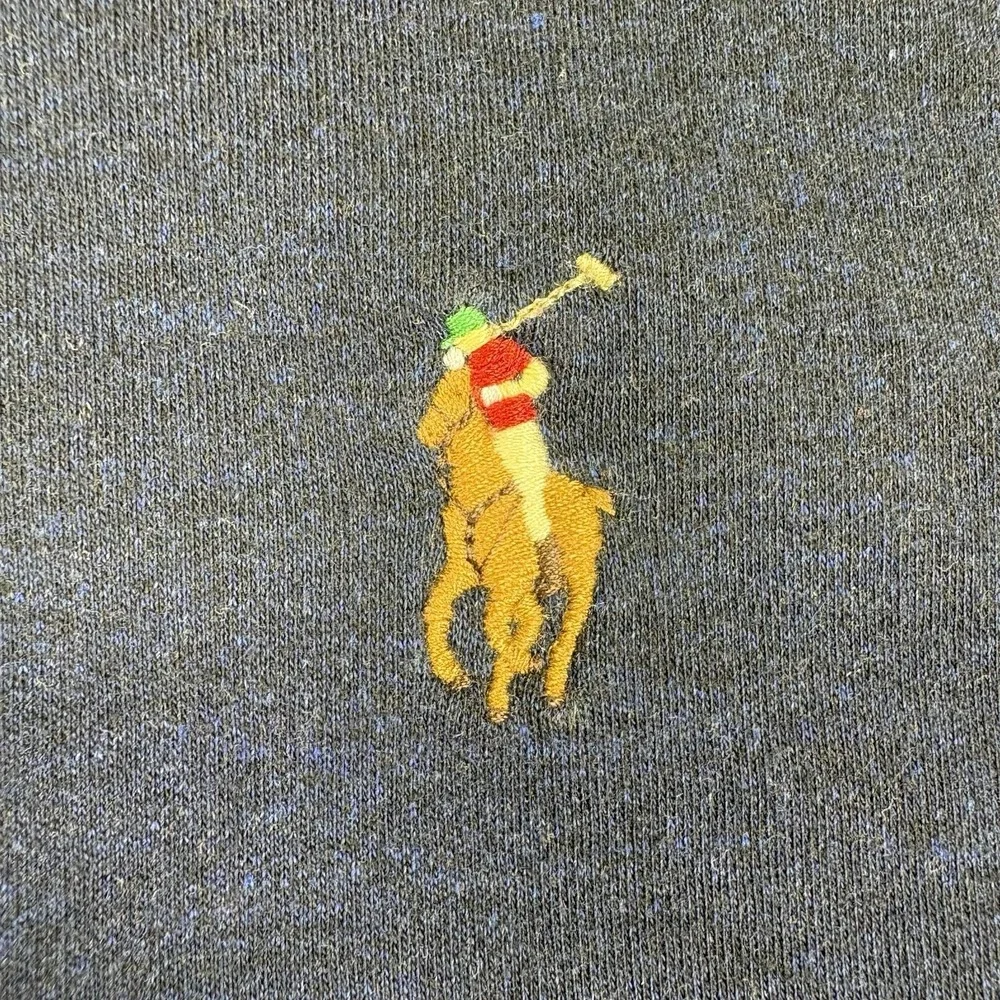 Polo Ralph Lauren Polo Shirt Mens XL Navy Classic Fit Flesh Pony Logo Cotton